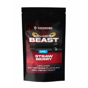 Strawberry,  Μιας Χρήσης 15% HHC-P, 1 ML